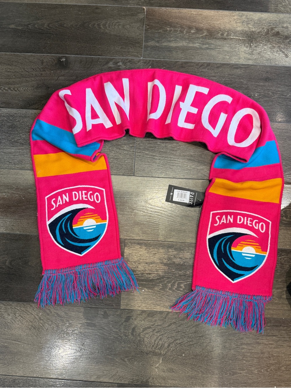 San Diego Wave FC NWSL Reversible Logo Scarf